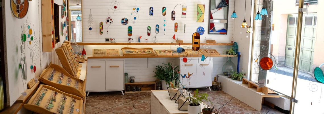 Boutique Fait de Verre intérieur