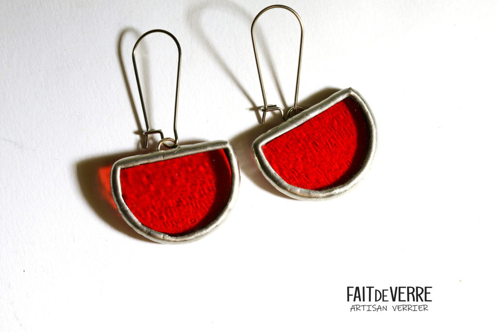 Boucles Fait de Verre Tiffany