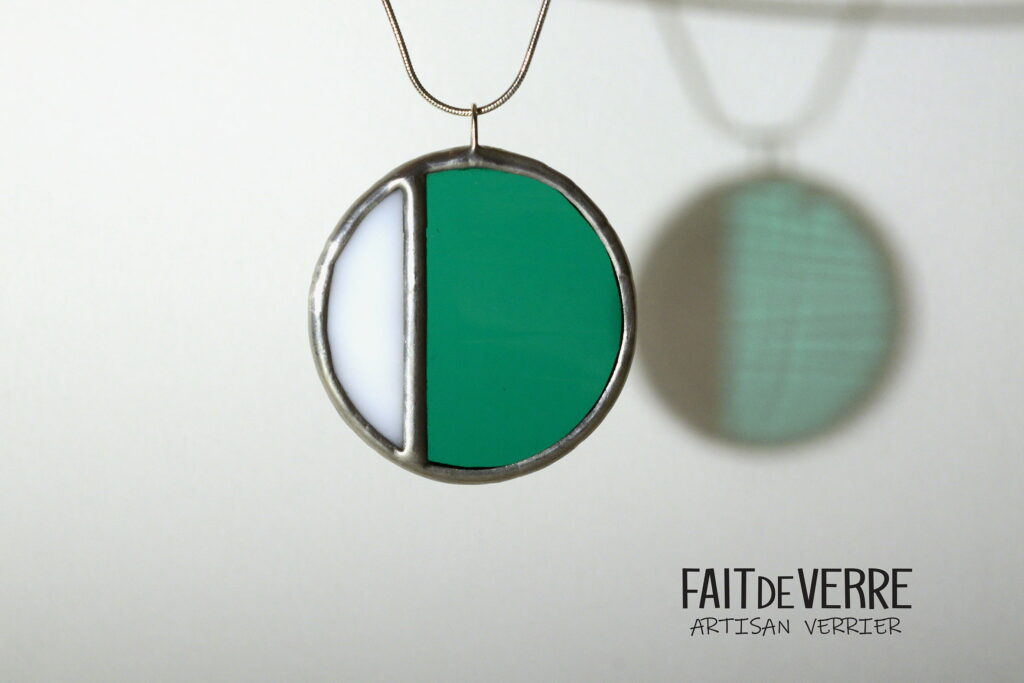 Collier Tiffany Fait de Verre