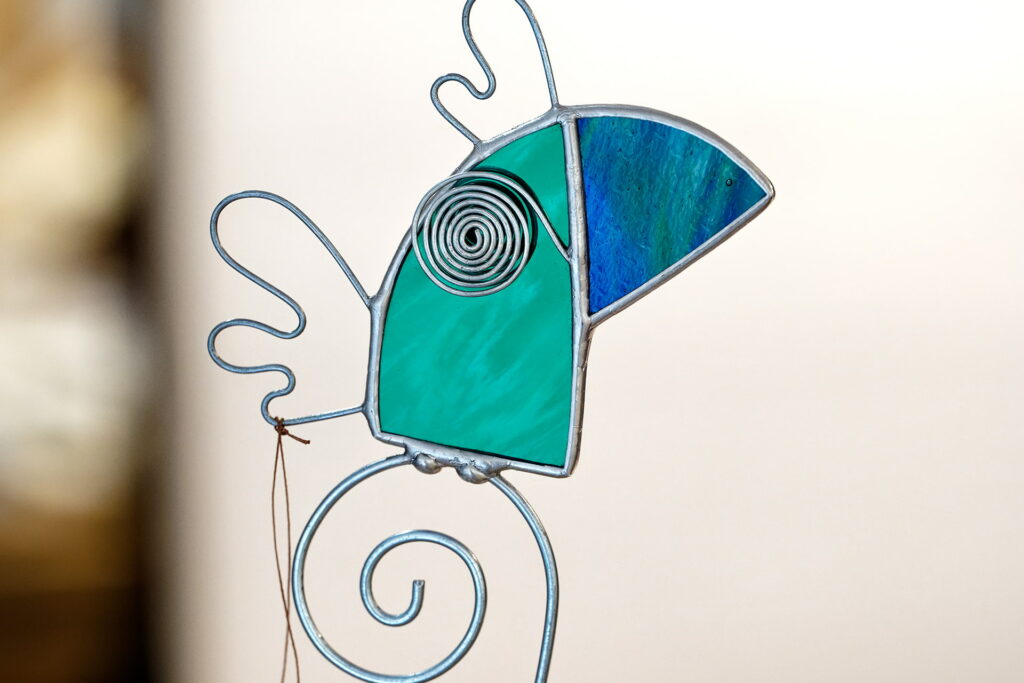 Oiseau Fait de Verre